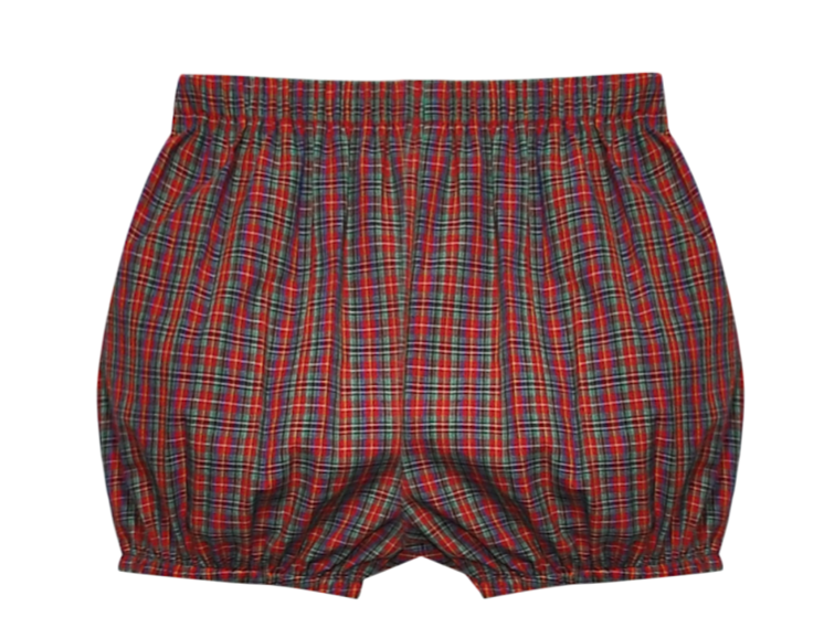 RN Alexander Red Plaid Bloomer