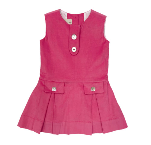 Little Threads Amy Hot Pink Cord Jumper