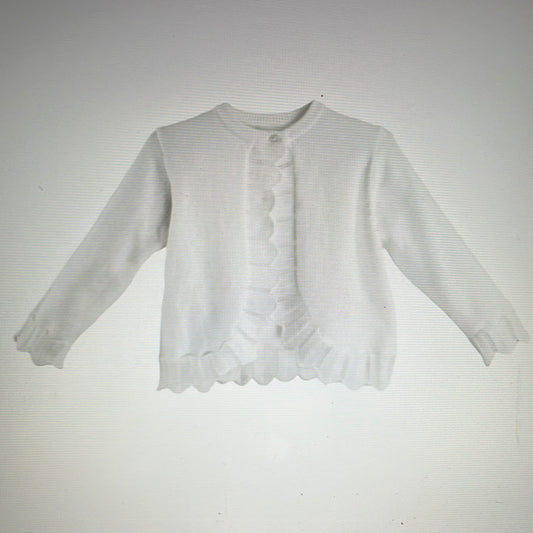 Petit Ami Pointelle  Edge Sweater