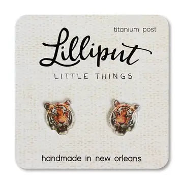 Tiger Earrings - Mascot