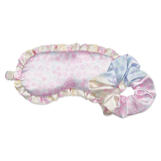 Iscream Ditsy Patchwork Eye Mask Scrunchie Set