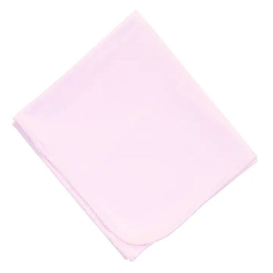 MB Essentials Solid Pink Receiving Blanket