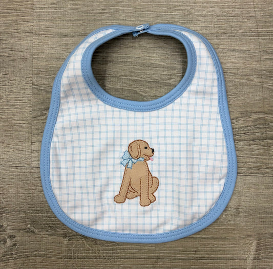 MB Puppy Playtime App. Bib-Blue