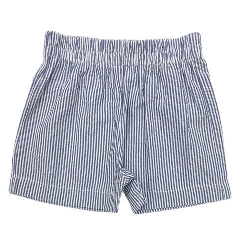 Funtasia Navy/White Seersucker Shorts
