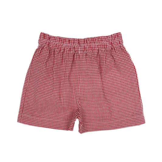 Funtasia Red Seersucker Shorts