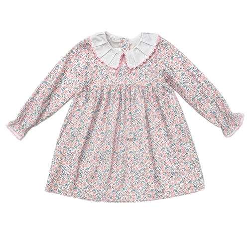 Love George Pink Cord Floral Dress
