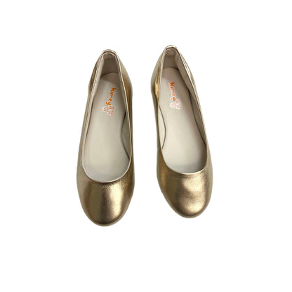 Kimey Gold Ballet Flat