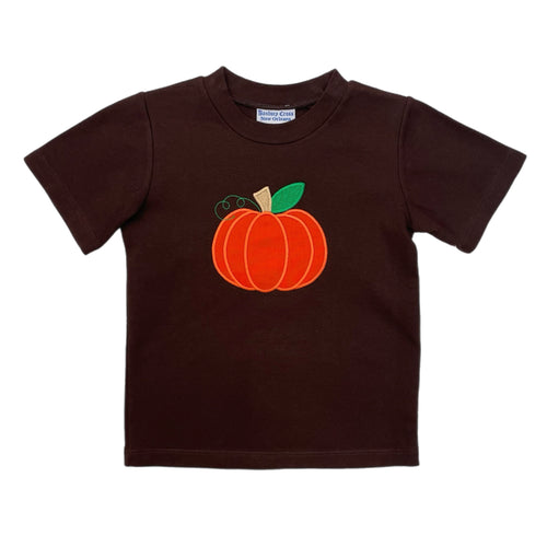 BC Brown Pumpkin Applique T-Shirt