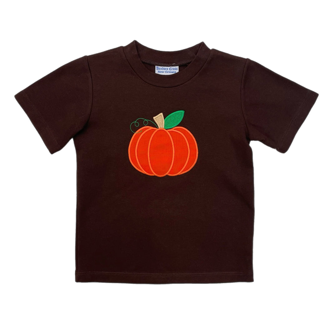 BC Brown Pumpkin Applique T-Shirt