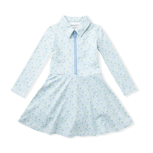 Swoon Baby L/S Floral Collared Tennis Dress