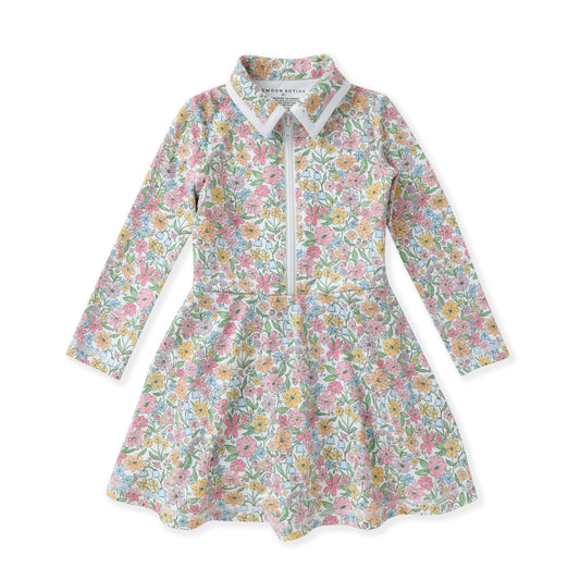 Swoon Baby Boho Floral L/S Tennis Dress