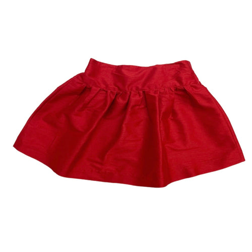 Funtasia Too Red Shantung Skirt