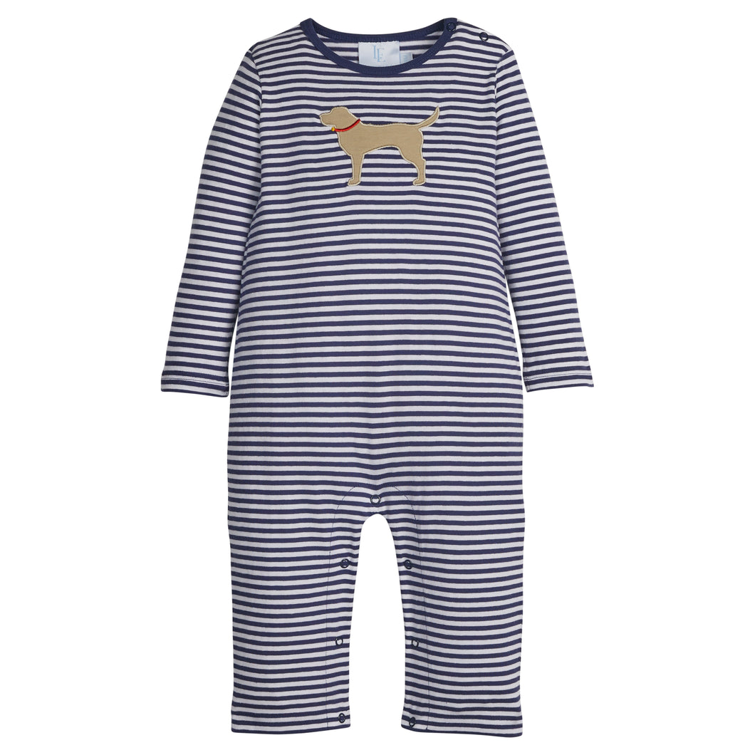 LE Lab Applique Knit Romper