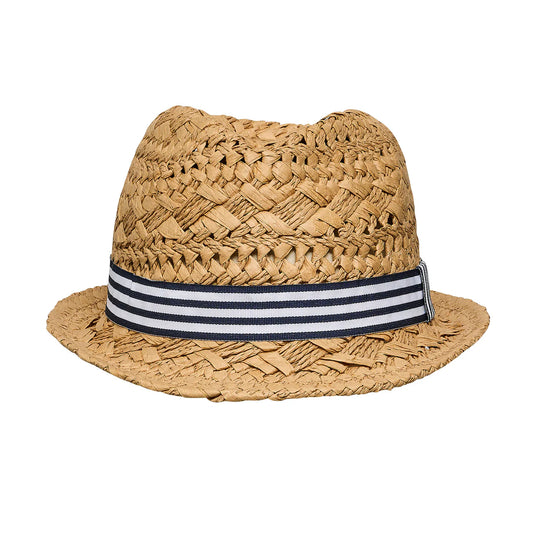 Snapper Rock Navy Stripe Fedora