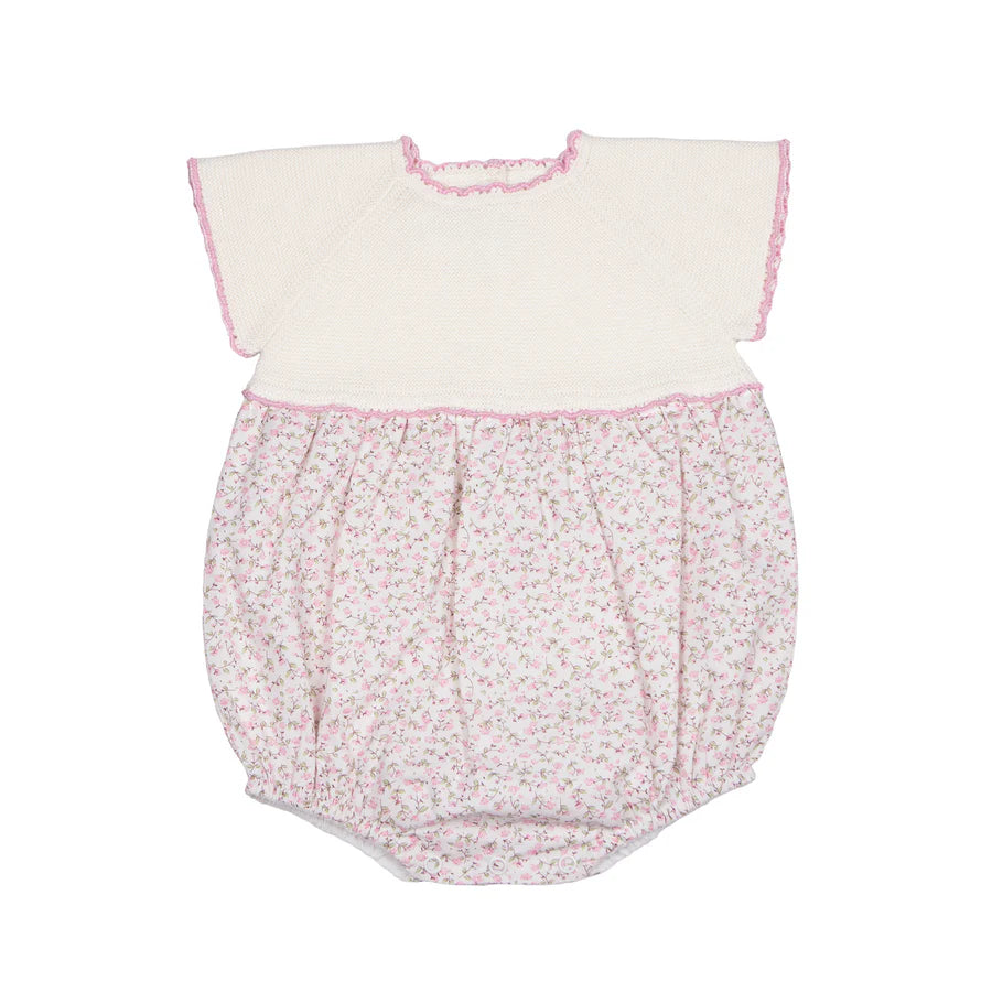 Cuclie Sophie Knit Romper-Ivory Multi