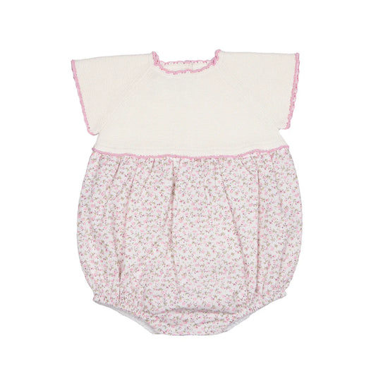 Cuclie Sophie Knit Romper-Ivory Multi