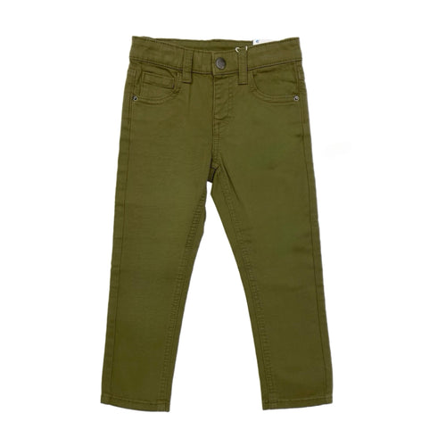 Mayoral 5 Pocket Slim Pant-Moss Green
