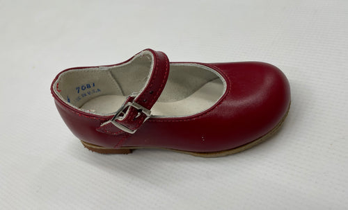 Self Starter Red Leather Mary Jane