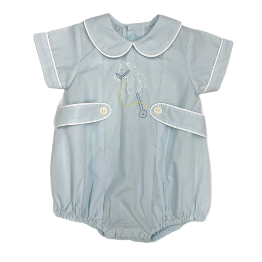 Baby Sen Blue Horse Stick Bubble