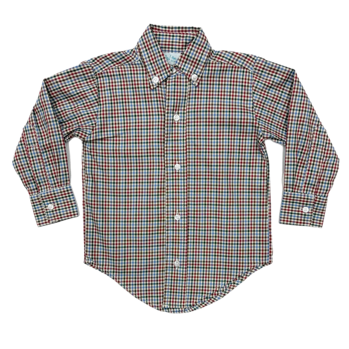 Funtasia Autumn Plaid Button Down Shirt