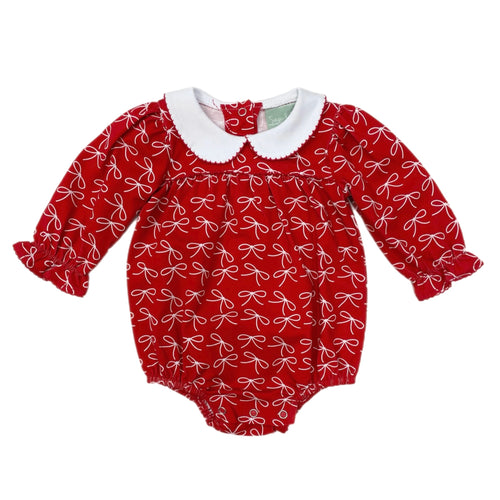 Sage & Lilly Bow Bubble-Red