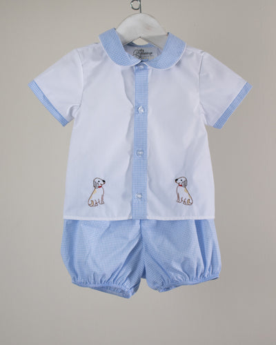 Baby Blessing Puppy Pals Elias Set-Lt. Blue