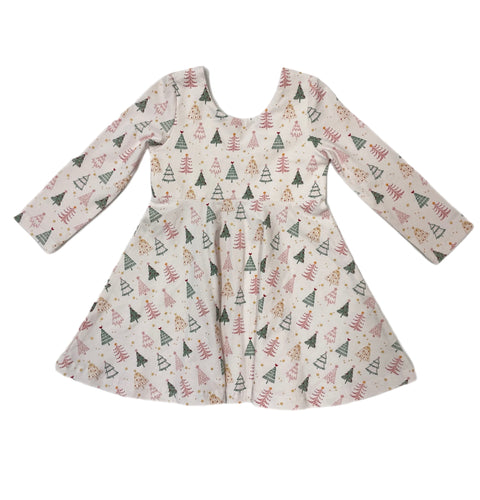 Swoon Baby Lt. Pink X Mas Tree Twirl Dresss