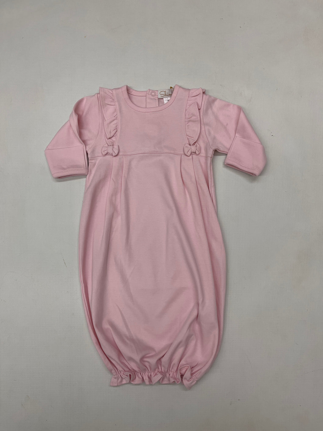 Shimoa Pink Pinafore Gown with Bows