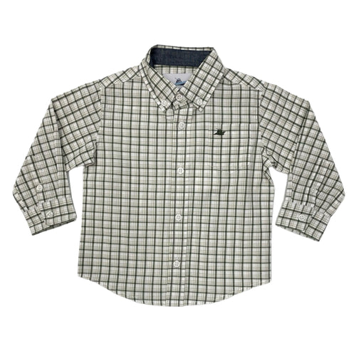 Southbound Green/Shadow Dress Shirt