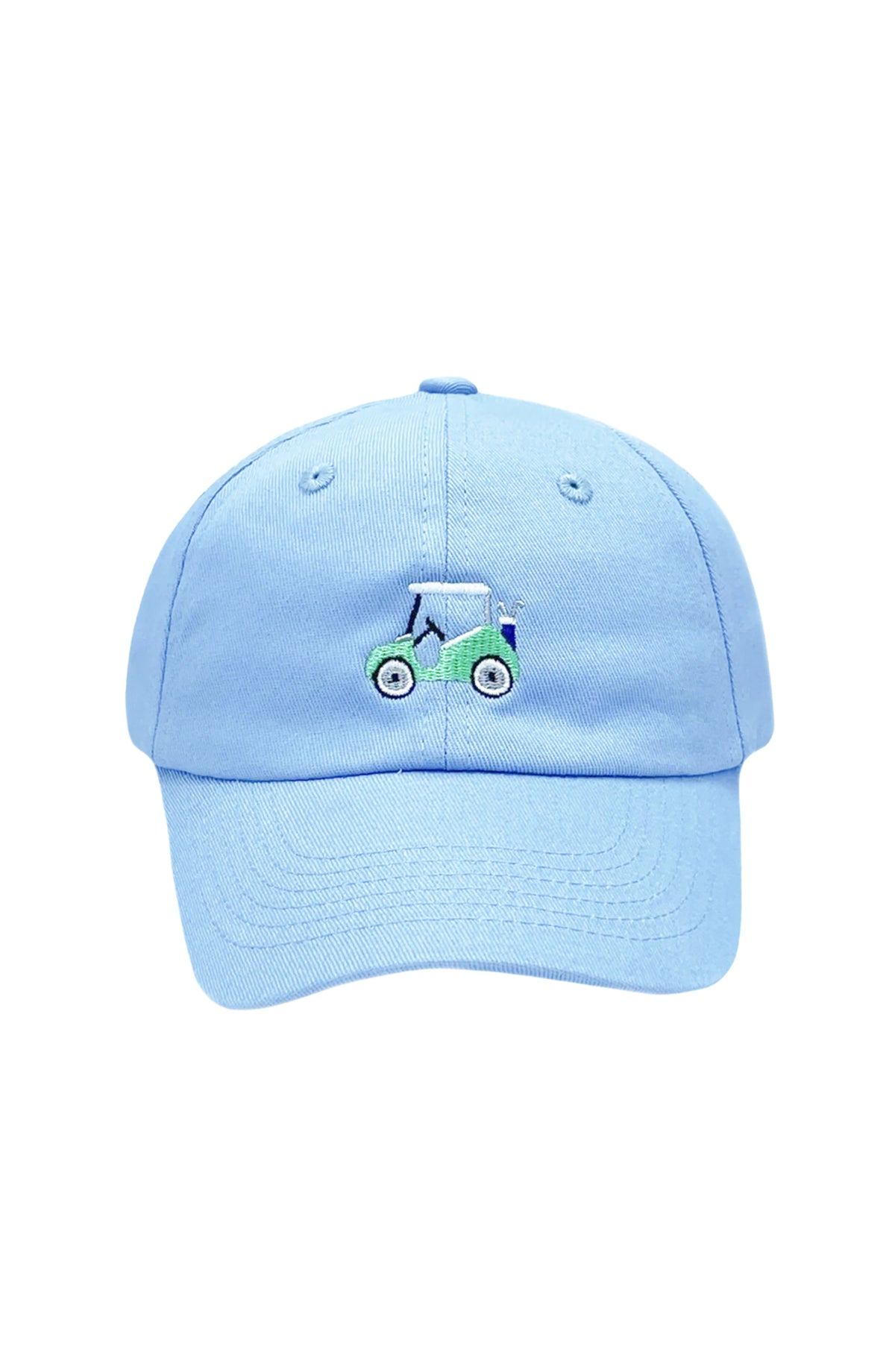 Bits & Bows Golf Cart Hat-Lt. Blue