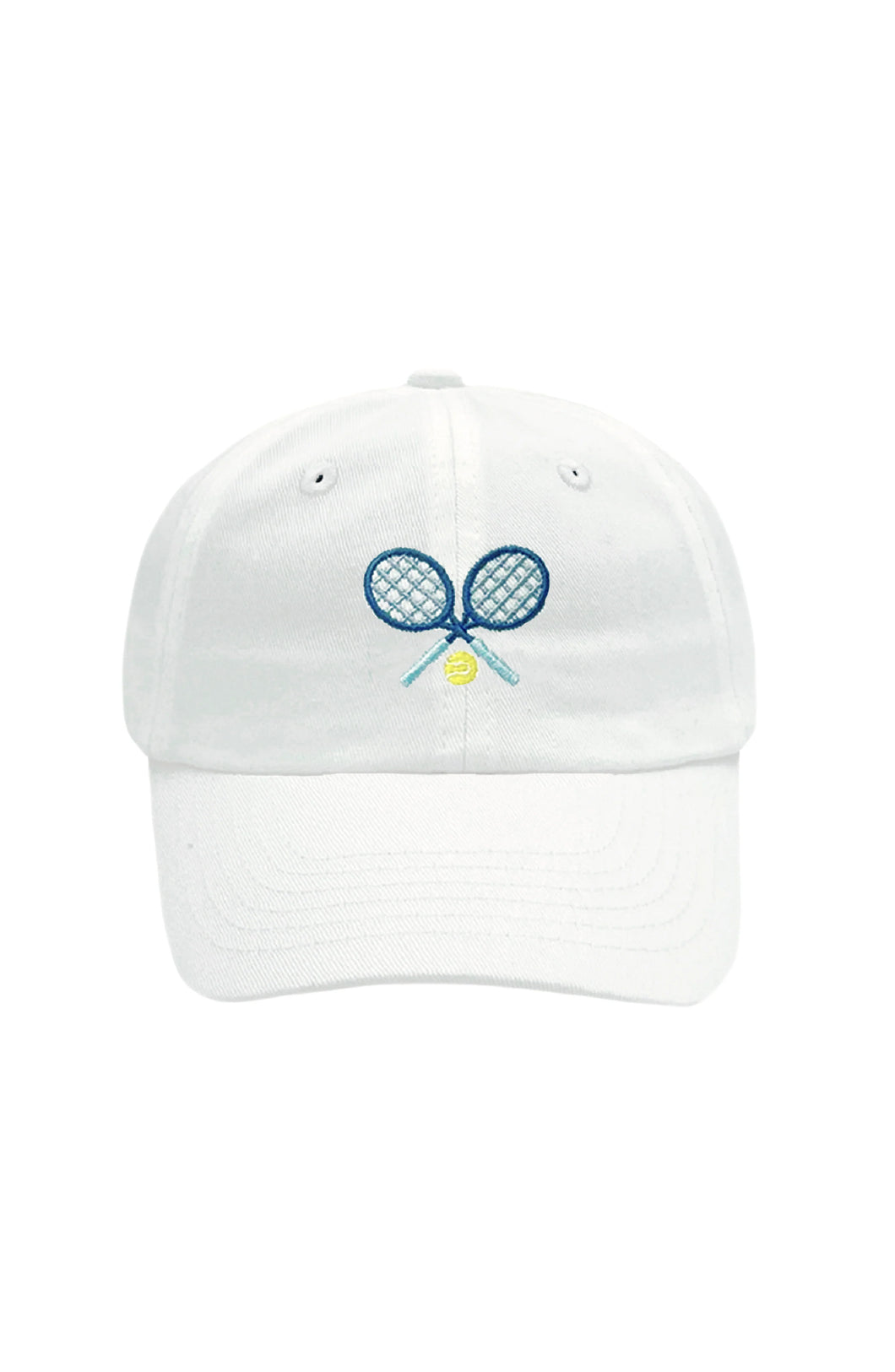 Bits & Bows Tennis Hat-White