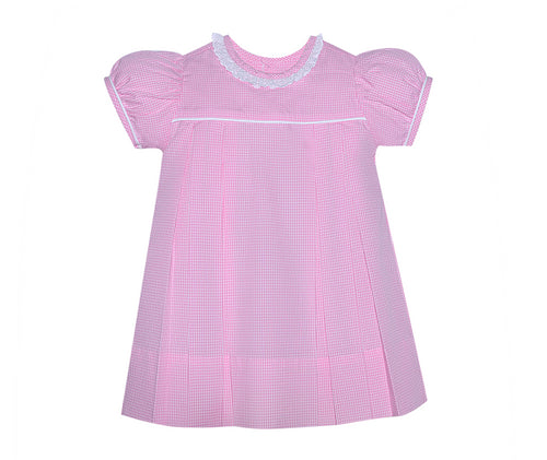 RN Brett Pink Gingham Dress
