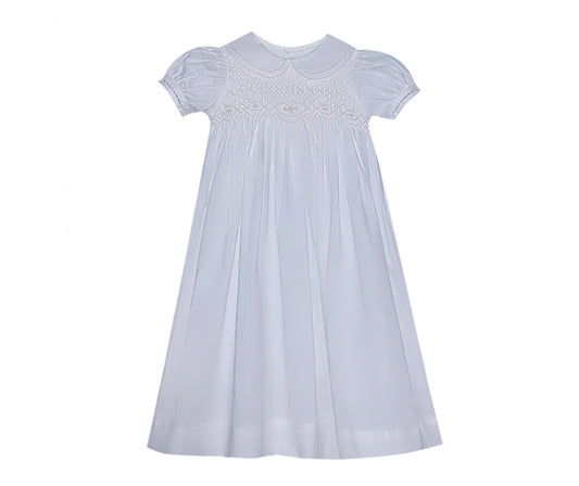 RN Riley Girl Smocked Baptism Gown