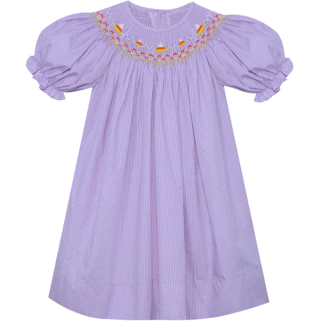 RN Georgette Candy Corn Bishop-Purple