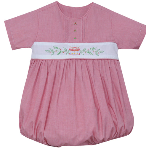 RN Christmas Drum Boy Embroidered Bubble
