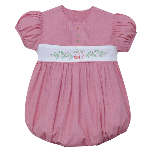 RN Christmas Bells Emb. Girl Bubble