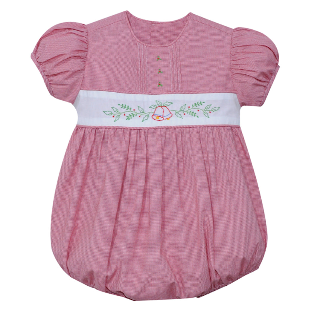 RN Christmas Bells Emb. Girl Bubble