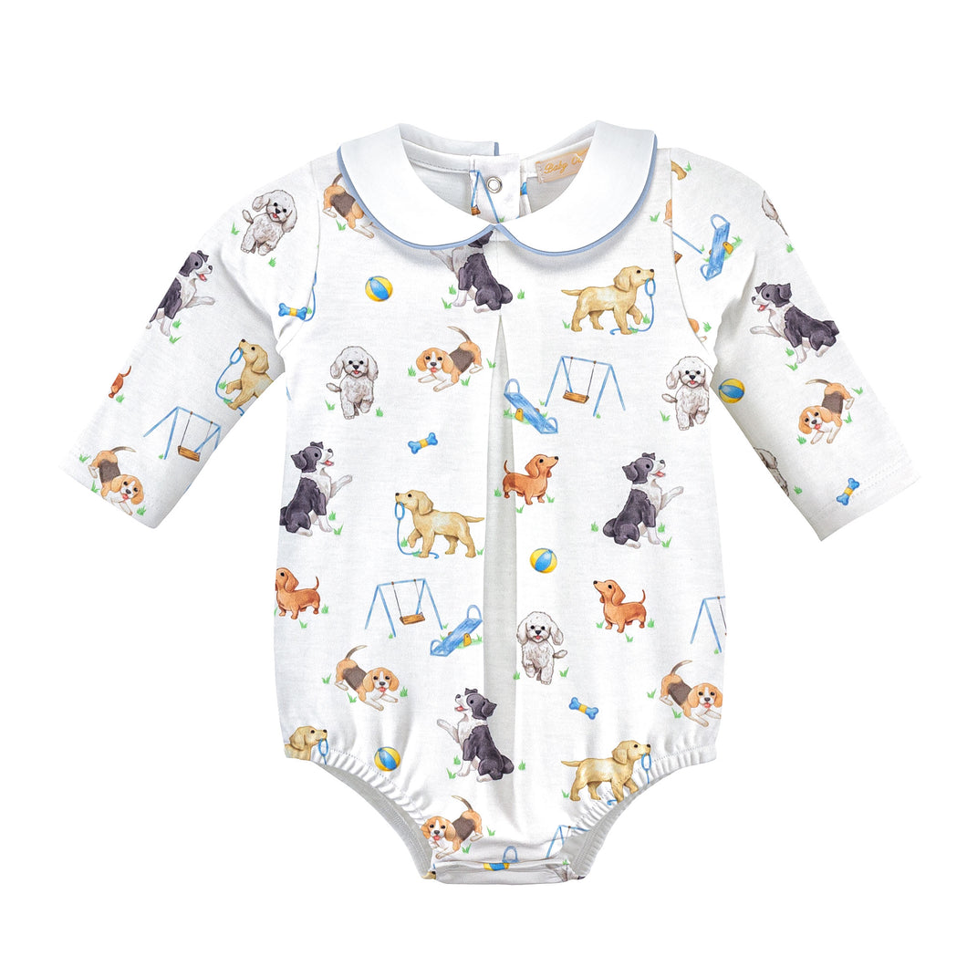 BCC Doggie Park Print Bubble w/Collar