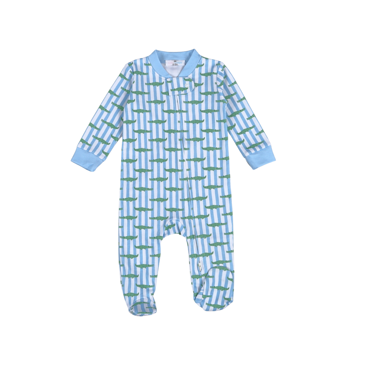 Baby Loren Bayou Kids Zipper Footie