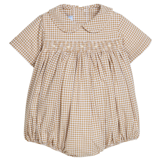 LE Khaki Gingham Barrington Bubble