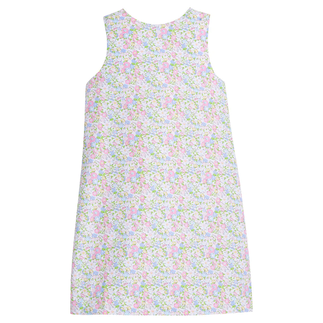 LE Biz Dress-Checkwood Floral