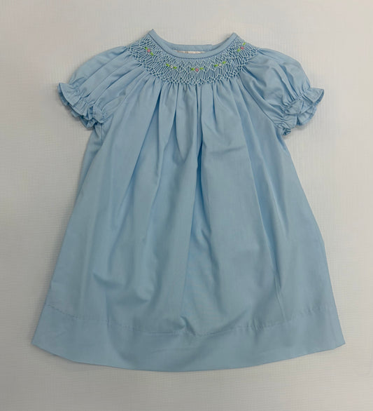 Rosalina Leah Smocked Daygown-Blue
