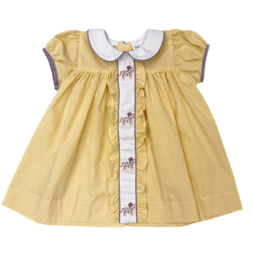 Lulu Bebe Yellow Tiger Dress