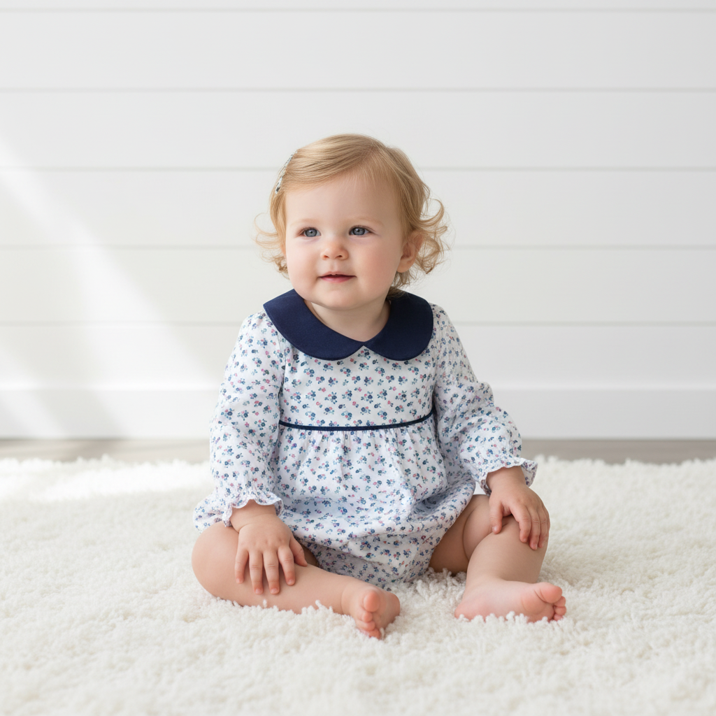 Baby Loren Callie Floral Print Bubble