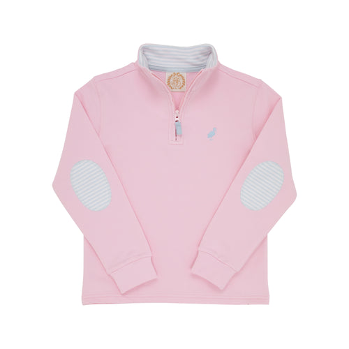 TBBC Canter Collar Half Zip-Palm Beach Pink