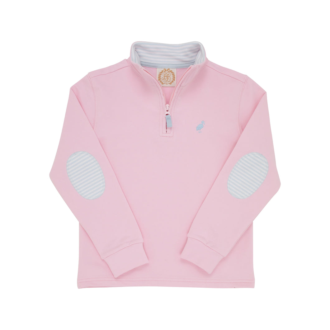 TBBC Canter Collar Half Zip-Palm Beach Pink