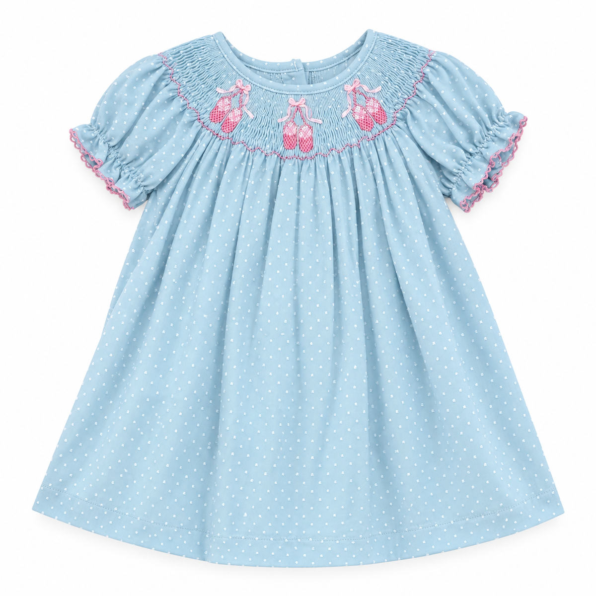 Ballet S/S Polka Dot Bishop Dress