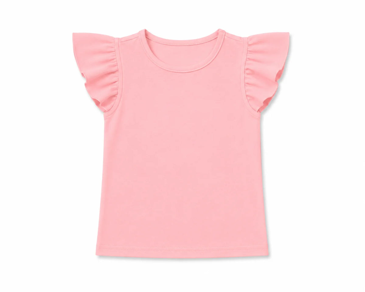 Ollie Jay Flutter Tee-Dusty Rose