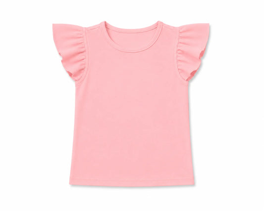 Ollie Jay Flutter Tee-Dusty Rose
