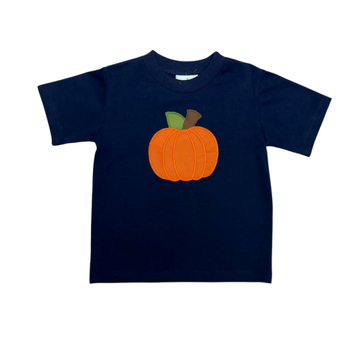 Zuccini Pumpkin Harry's Play Tee-Navy